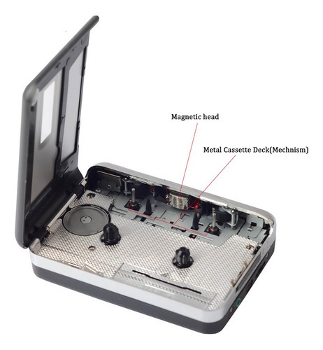 Leitor De Cassetes Usb, Conversor De Cassete Para Mp3 - Imagem 6
