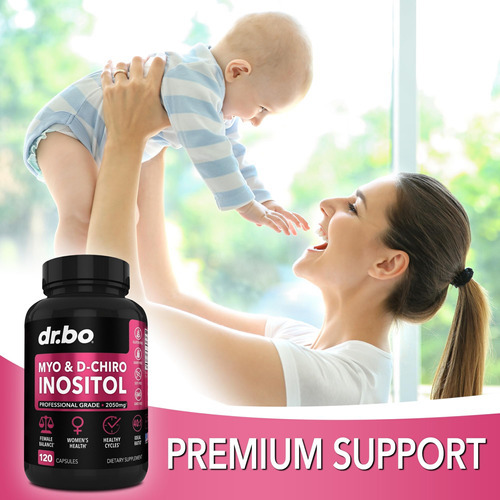 Cápsulas De Suplemento De Myo-inositol E D-chiro Inositol - - Imagem 5