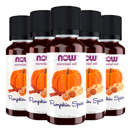 Óleo Abóbora Pumpkin Spice Fall Now Foods 30ml Importado 5un