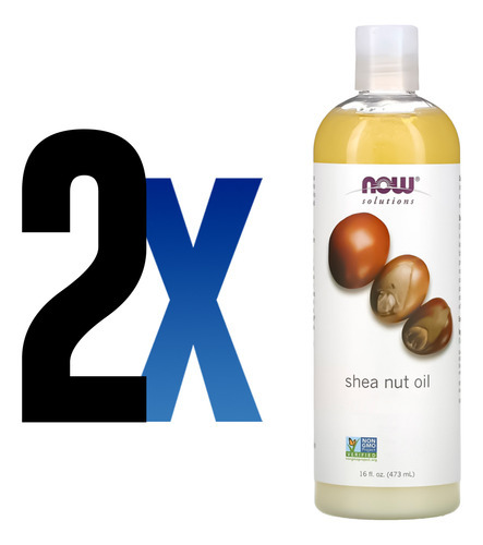 Óleo De Noz De Karité Now Foods 473 Ml Importado 2un - Imagem 2