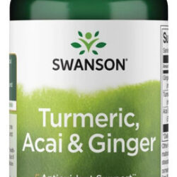 Swanson Full Spectro Açaí E Ginger 60 Cápsulas