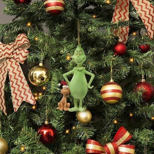 18 Peças De Decoração Suspensa Para Árvore De Natal/grinch - Imagem 2