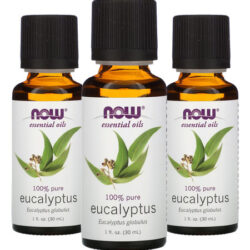 Óleo De Eucalipto 30ml Now Foods Essenciais 100% Puro 3un