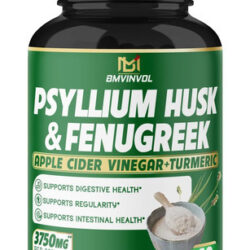 Bmvinvol Psyllium Husk Capsules 3750mg - Feno-grego, Vinagr