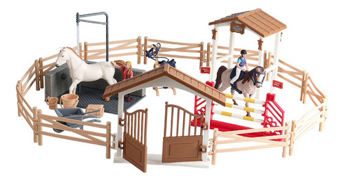 Cavalo Cavaleiro Playset Brinquedo Equestre Conjunto Fingir - Imagem 9