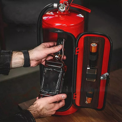 Extintor De Incêndio Bar Novelty Wine Storage Box Fire Extin - Imagem 5