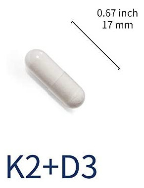 Lovita Vitamina K2 + D3, 400 Ui De Vitamina D3 Vegana E 120 - Imagem 5