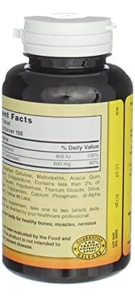 Natures Blend Carbonato De Cálcio 600 Mg Com D3 400 Ui 100 - Imagem 3