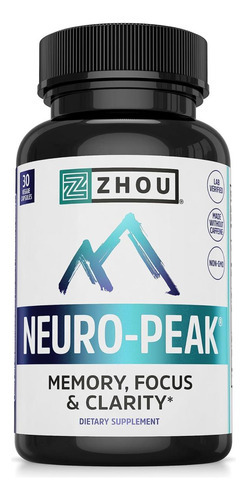 Suplemento De Suporte Cerebral Zhou Neuro Peak | Fórmula De
