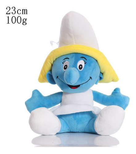 6 Unidades / Conjunto Smurf Boneca De Pelúcia Brinquedo - Imagem 7