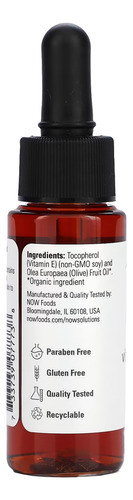 Óleo De Vitamina E Now Foods 2300iu 30ml Importado 3un - Imagem 3