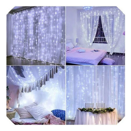 Pisca Pisca Natal 100 Led 3m Prova D'água 110/220v 8 Funções - Imagem 8