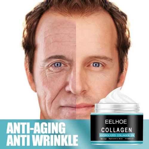 Creme Anti-rugas De Colágeno Masculino 50g