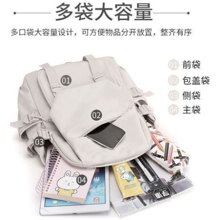 Mochila Escolar De Grande Capacidade Naruto Para Adolescente - Imagem 2