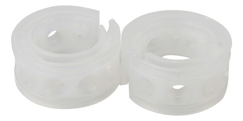 2 Peças De Retentor De Carro Transparente Tpe Spring Buffer
