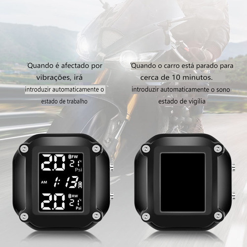 H Monitor De Pressão De Pneu Detector Tpms - Imagem 6