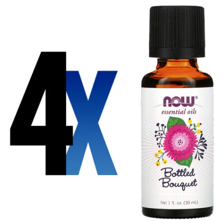 Mistura Óleos Bottled Bouquet Now Foods 30ml Importado 4un - Imagem 2