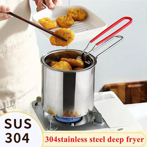 Multiuso Fritadeira Profunda Cesta Fritura Fritadeira Gas - Imagem 2