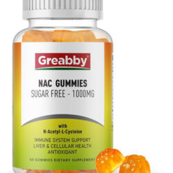 Greabby Nac Gummies Sem Açúcar, Suplemento De N Acetil Ciste