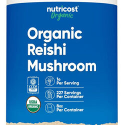 Cogumelo Reishi Orgânico Nutricost Em Pó 0,5lb (8 Onças) - C