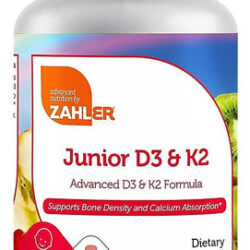Zahler - Comprimidos Mastigáveis Júnior De Vitamina D3 + K