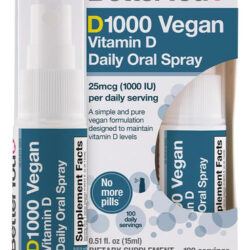 Betteryou D1000 Vegan Vitamin D Oral Spray - Alternativa Con