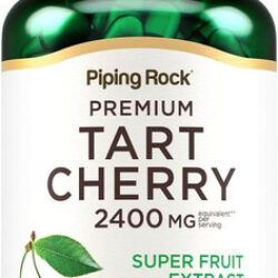Cápsulas De Extrato De Cereja Piping Rock Tart | 2400mg | C