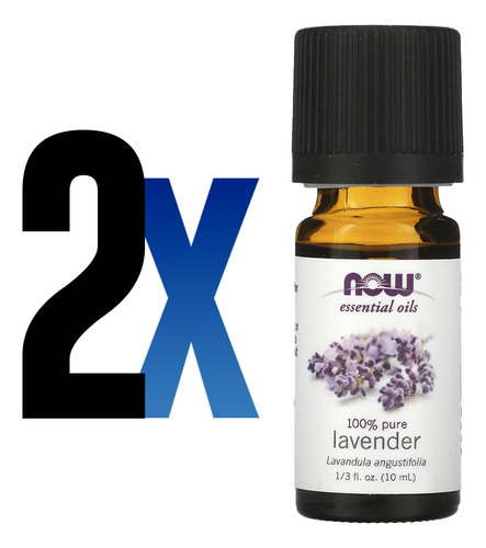 Óleo De Lavanda Now Foods 10ml 100% Puro Importado 2un - Imagem 2