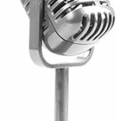 Microfone Vocal Retrô Dinâmico Clássico Vintage Mic Universa