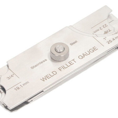 Q Régua De Inspeção De Soldagem Weld Fillet Gauge Em Aço - Imagem 5
