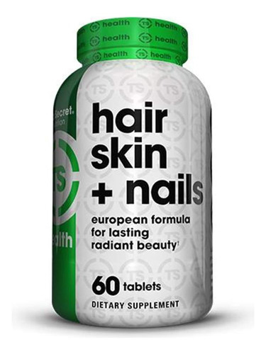 Nutrição Secreta Para Cabelos, Pele E Unhas, 60 Comprimidos
