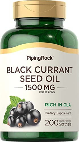 Óleo De Semente De Groselha Preta Piping Rock 1500mg | 200 C