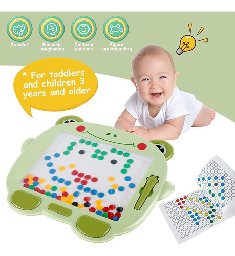 Prancheta De Desenho Magnética Interativa Infantil Montessor - Imagem 2