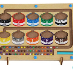 Labirinto Magnético De Cores E Números Para Crianças