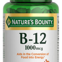 Vitamina B-12, Marca Nature S Bounty, 1000 Mcg, 100 Comprimi