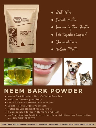 Pó De Casca De Neem 16 Onças (1 Lb) - Suporte Dentário E De - Imagem 8