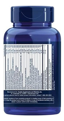 Suplemento Life Extension Prenatal Advantage Vitamina Pré-n - Imagem 3