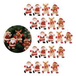 Decorações De Natal Boneco De Neve Papai Noel Alce Urso 20p