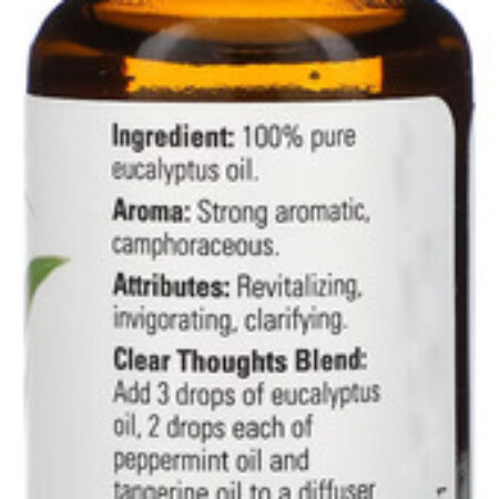 Now Foods Óleo Eucalipto 30ml Globulus + Porta Cápsulas - Imagem 2