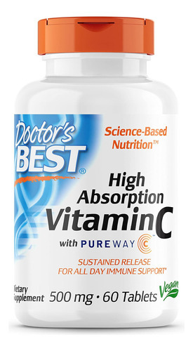 Vitamina C Doctor S Best 500 Mg 60 Comprimidos