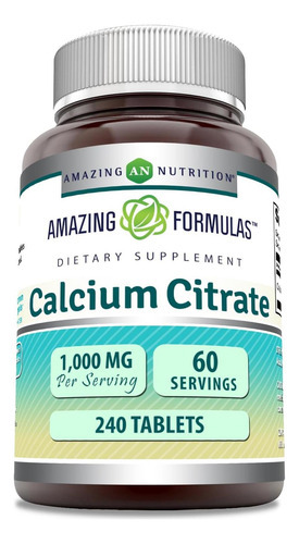 Fórmulas Incríveis Citrato De Cálcio 1000 Mg | Comprimidos |