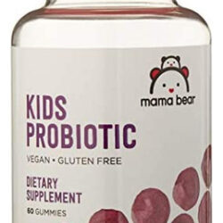 Marca - Probiótico Vegano Mama Bear, Berry, 60 Gomas, 1 Bil