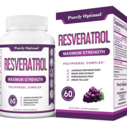Suplemento De Resveratrol Puramente Ideal De 1500 Mg Com Ant