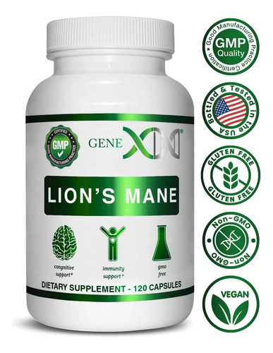 Suplemento Genex Formulas Lions Mane Com 100% Extrato De Lio - Imagem 7