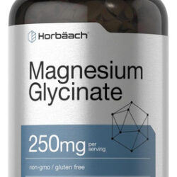 Glicinato De Magnésio Horbäach | 250mg | 120 Cápsulas Gelati