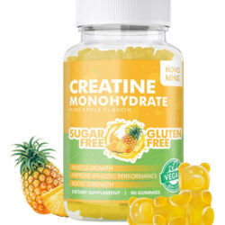 Gomas De Monohidrato De Creatina Novomins 5000mg Para Homens