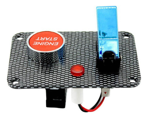 Botão De Partida Do Motor De Carro Painel Do Interruptor De - Imagem 2