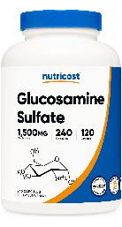 Suplemento Nutricost Sulfato De Glucosamina 750 Mg 240 Cápsu - Imagem 2