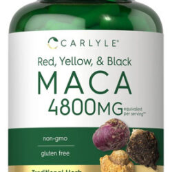 Cápsulas De Raiz De Maca Carlyle | 4800mg | Contagem 180 | E