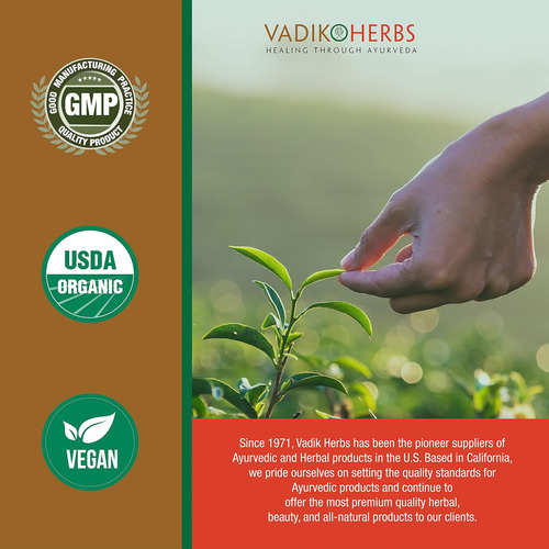 Vadik Herbs Casca De Ashoka (saraca Indica) Wildcrafted, Col - Imagem 6